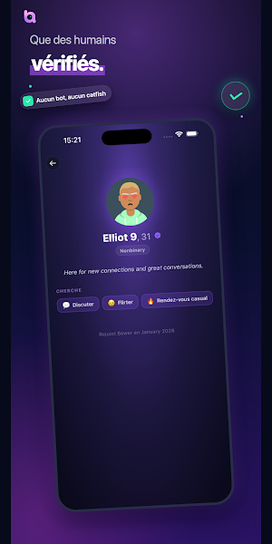 Bower: Anonymous Dating Screenshot 2