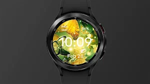 Caramel Butterflies Watch Face Screenshot 2