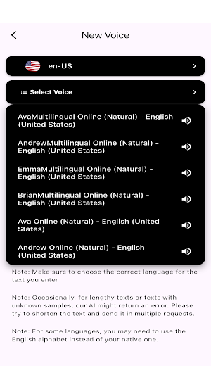 Natural Aloud Reader (TTS) Screenshot 1