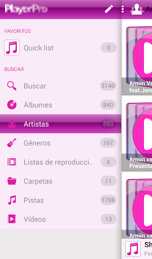 SKIN PLAYERPRO V3 AERO PINK WHITE Screenshot 3