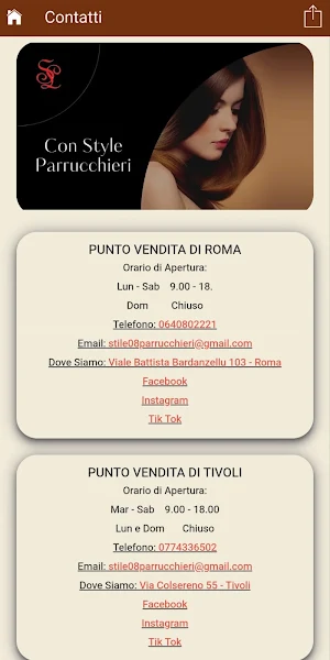 Con Style Parrucchieri Screenshot 1
