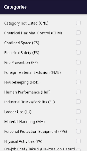 Safety Observation Screenshot 0