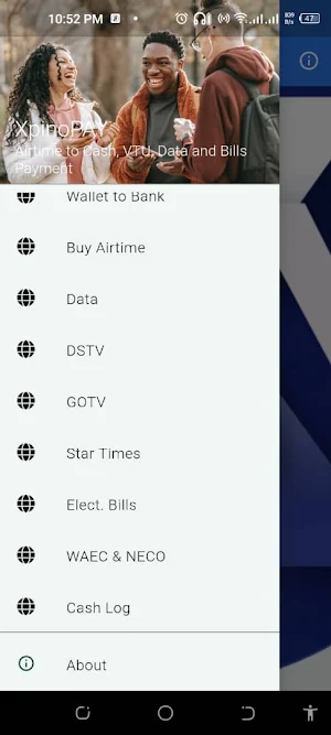 XpinoPAY: Airtime to Cash Screenshot 1
