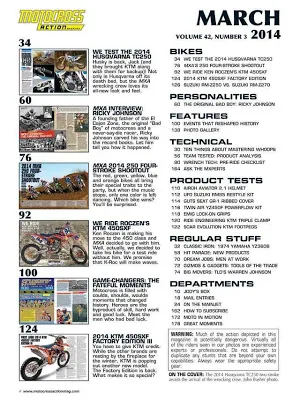 Motocross Action Magazine Screenshot 1