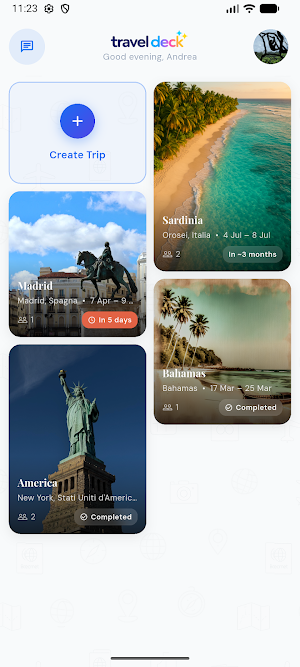 TravelDeck Screenshot 1
