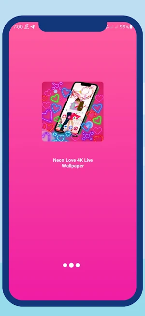 Neon Love 4K Live Wallpaper Screenshot 0