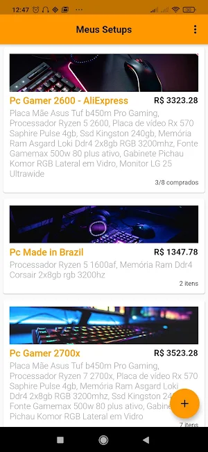 PC Builders - Agenda de Preços Screenshot 1