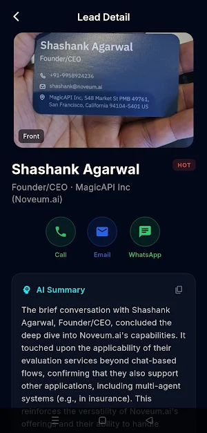 Meet Crux AI Screenshot 3