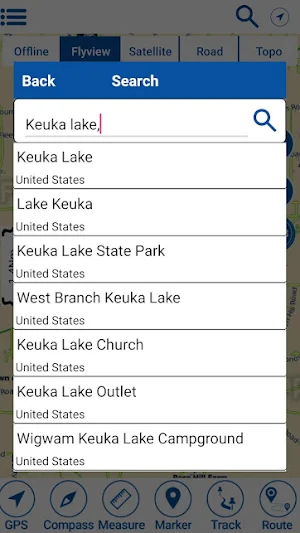 Keuka Lamoka Waneta Lakes NY Offline GPS Charts Screenshot 1