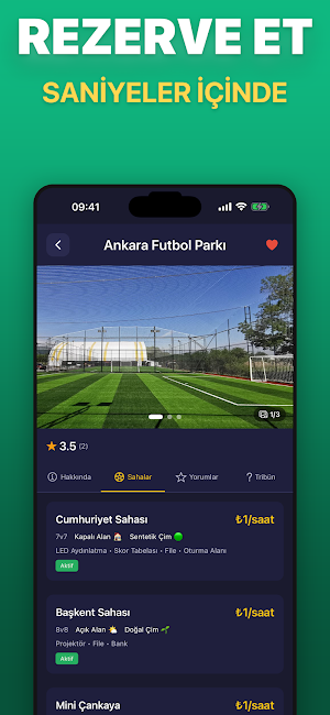 SahaGol - Halısaha & Futbol Screenshot 1