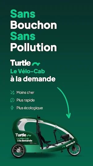 Turtle: commandez un vélo-cab Screenshot 0