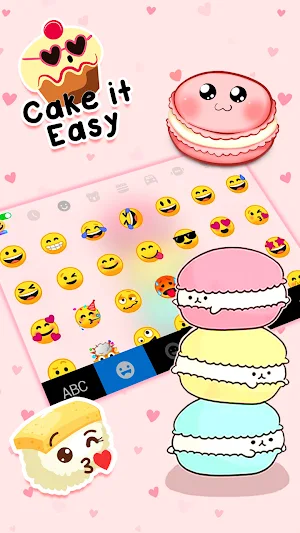 Pink Cute Macaron Theme Screenshot 2
