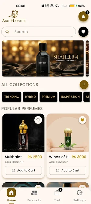 Abu Haashir Perfumes Screenshot 0