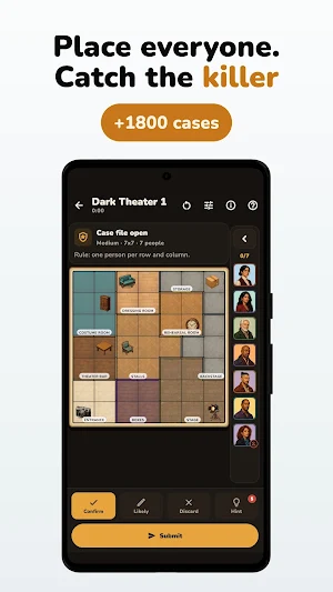 GridNoir Murder Sudoku Screenshot 1