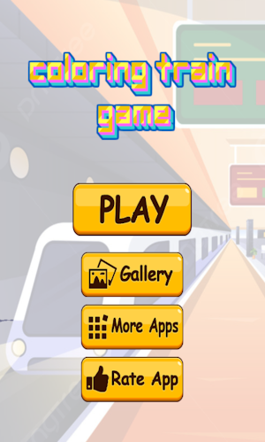 coloring train game Screenshot 2