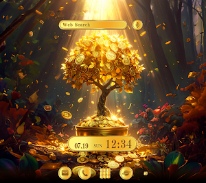 Golden Tree Theme +HOME Screenshot 0