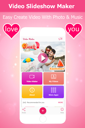 Video Slideshow Maker - Love Video Maker 360 Screenshot 0