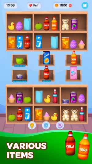 Tidy Shelf - sorting game 3d Screenshot 3