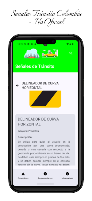 Señales Tránsito Colombia Screenshot 2