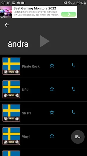 Sveriges radio på nätet Screenshot 0