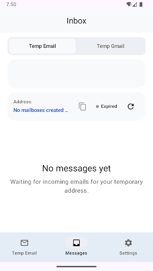 Temp Mail 360:Disposable Email Screenshot 1