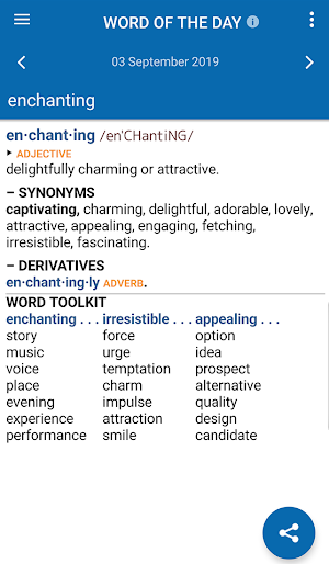 Oxford American Dictionary & Thesaurus Screenshot 3