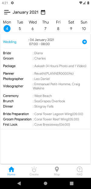 ParadiseBride - Planner Screenshot 0