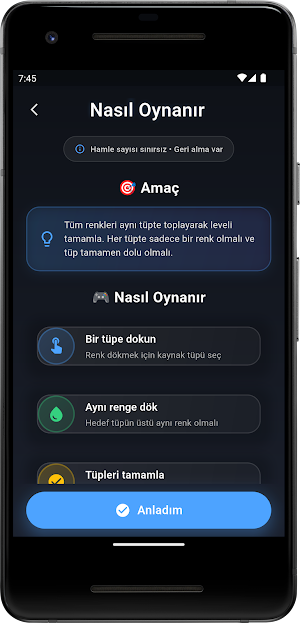 Renk Sırala: Tüpleri Doldur! Screenshot 2
