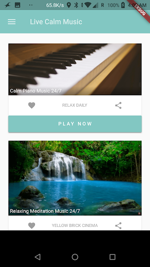 Live Calm Music Screenshot 2