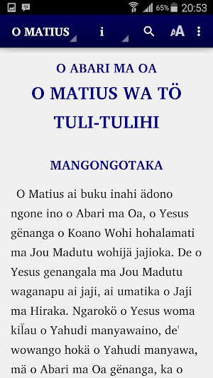 Alkitab Tobelo Screenshot 0