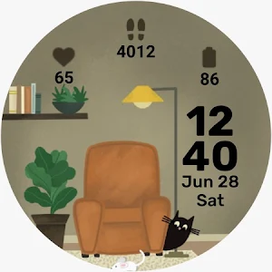 Cat and Mouse Watch face Screenshot 2