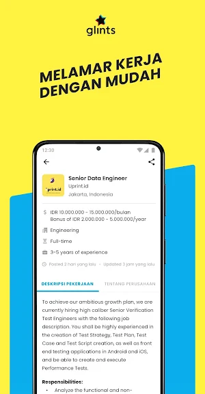 Glints: Recruitment & Career Screenshot 1