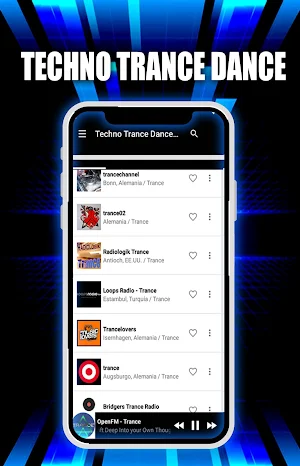 Techno Trance Dance Music Radio Screenshot 1