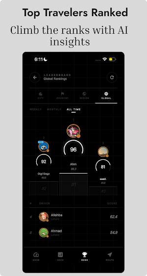 TripRank AI - Driving Score Screenshot 2
