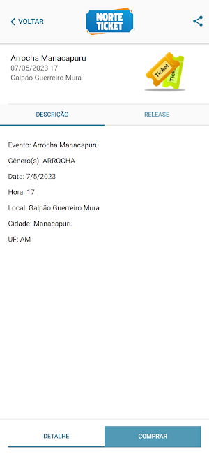 Norte Ticket Screenshot 1