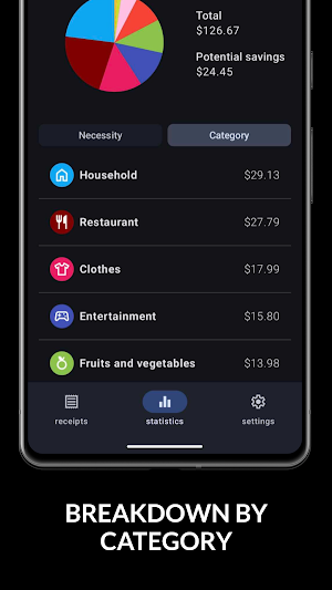 Spending Tracker with Receipts Screenshot 2