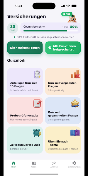 Versicherungen Prüfung 2026 Screenshot 0