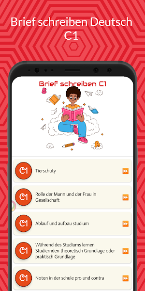 Brief schreiben Deutsch C1 Screenshot 1