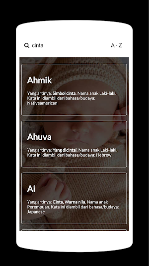 Pilihan Nama Bayi Screenshot 2