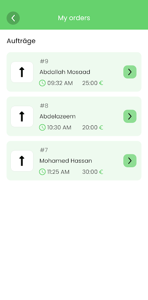 Bestellhalal - Fahrerapp Screenshot 2