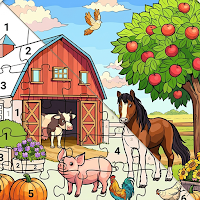 Barn Jigsaw : Farm Color Fan