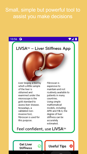 LIVSA - Liver Stiffness App Screenshot 0