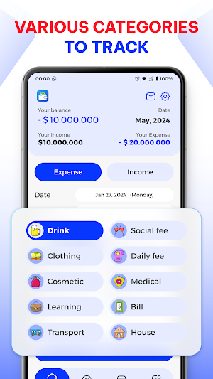 Budget Planner - Money Tracker Screenshot 2