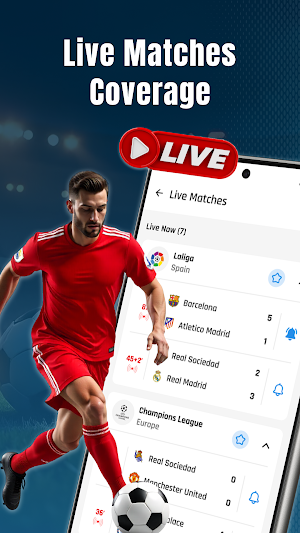 Live Scores - Soccer App Screenshot 0