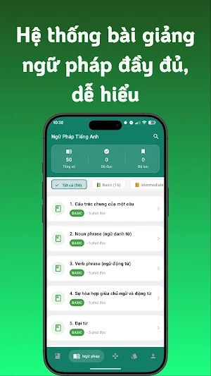 Lingo Up - Tiếng Anh toàn diện Screenshot 1