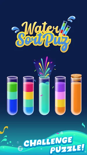 Water Hue Sort: Flow Challenge Screenshot 0