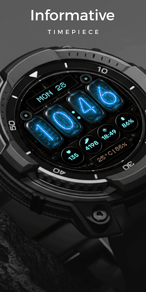 Nixie Retro - Watch Face Screenshot 1