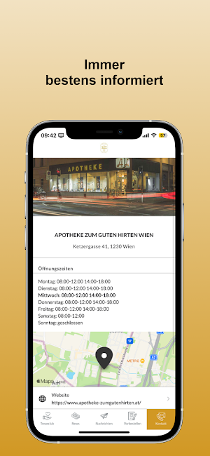 Apotheke zum guten Hirten Wien Screenshot 2