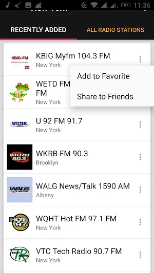New York Radio Stations - USA Screenshot 0