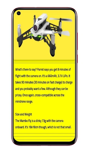 Parrot Mambo Drone Guide Screenshot 1